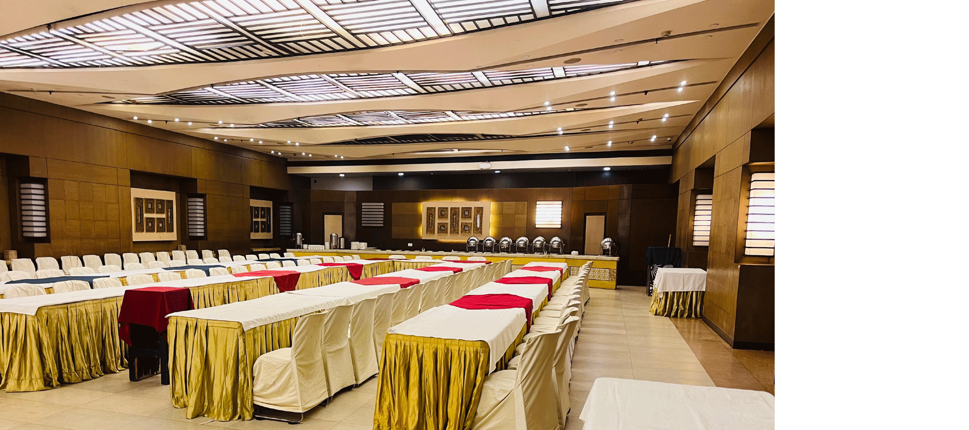 Zion                Pax        : 150 - 200                Length        :  63ft            Width        :  41ft             Height        :  12ft                 Area        : 2600 Sq.Ft.                                    VIEW DETAILS
